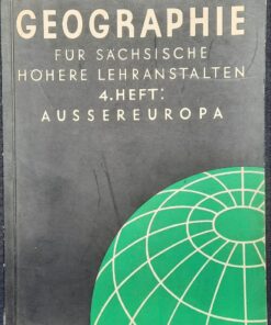 Geographie für sächsische höhere Lehranstalten Lehrbuch 1936