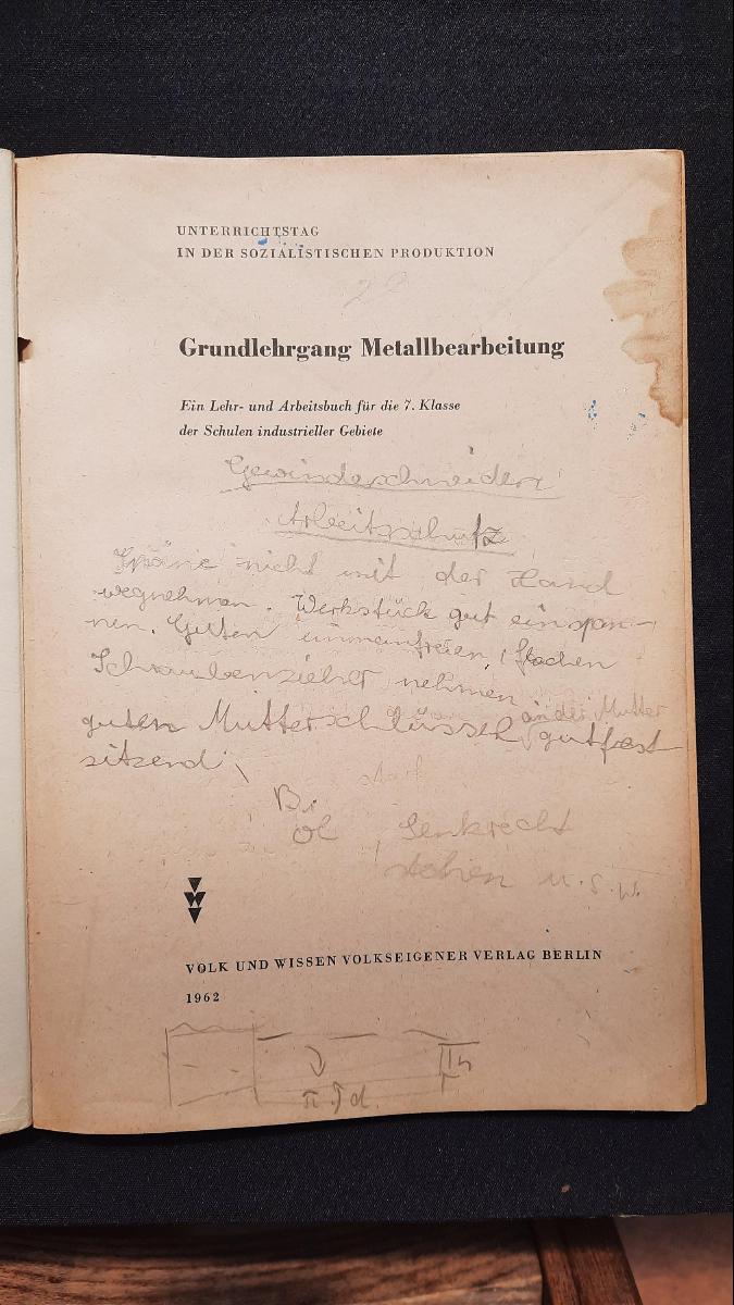 UNTERRICHTSTAG IN DER SOZIALISTISCHEN PRODUKTION Lehrbuch DDR 1962 UTP 7. Klasse – Bild 2