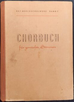 DAS MUSIKSCHULWERK BAND 7 CHORBUCH Lehrbuch DDR 1950