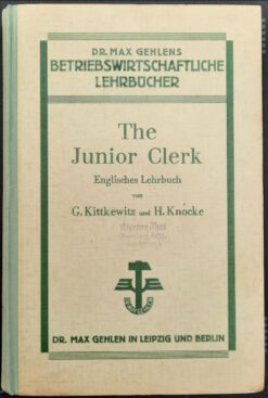 The Junior Clerk Lehrbuch 1937