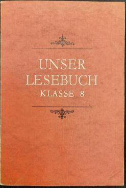 UNSER LESEBUCH Klasse 8 Lehrbuch DDR 1983