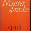 Unsere Muttersprache 9. / 10. Klasse Lehrbuch DDR 1970