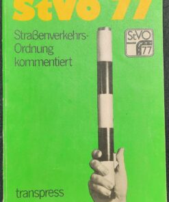 Straßenverkehrs-Ordnung (StVO) DDR Lehrbuch DDR 1977