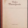 UNSERE MUTTERSPRACHE 8. Schuljahr Lehrbuch DDR 1964