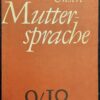 Unsere Muttersprache 9./10. Klasse Lehrbuch DDR 1978