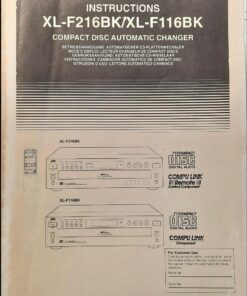 BETRIEBSANWEISUNG AUTOMATISCHER CD-WECHSLER JVC XL-F216BK/XL-F116BK