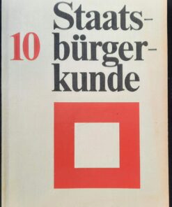 Staatsbürgerkunde Klasse 10 Lehrbuch DDR 1977