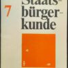 Staatsbürgerkunde Klasse 7 Lehrbuch DDR 1975