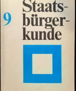 Staatsbürgerkunde Klasse 9 Lehrbuch DDR 1977