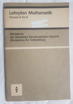 Lehrplan Mathematik Klassen 6 bis 8