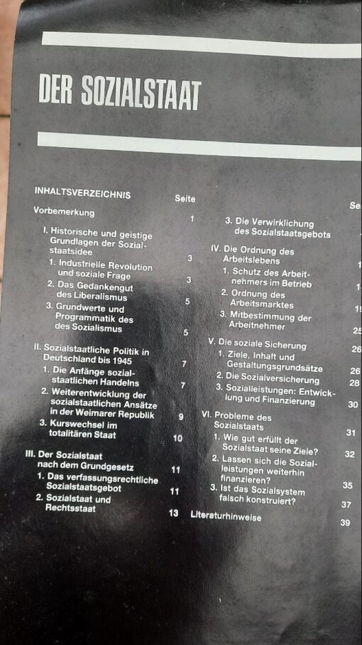 DER SOZIALSTAAT Informationen zur politischen Bildung 1987 – Bild 2
