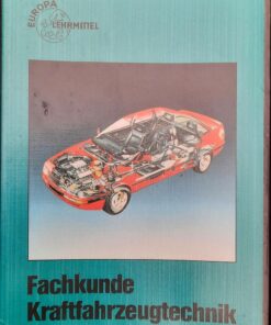 Fachkunde Kraftfahrzeugtechnik Lehrbuch 1994