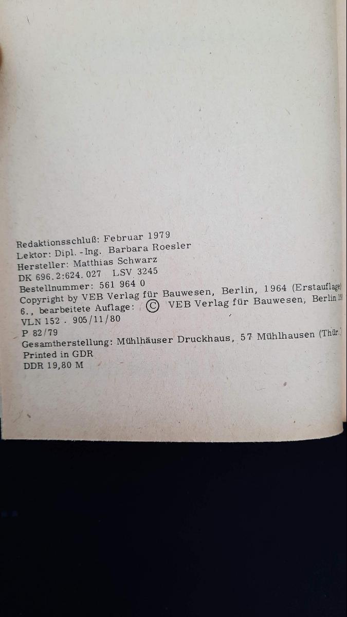 Gasinstallation DDR 1979 – Bild 3