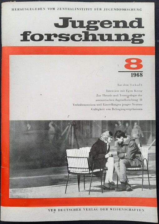 JUGENDFORSCHUNG 8 1968  DDR Zeitschrift