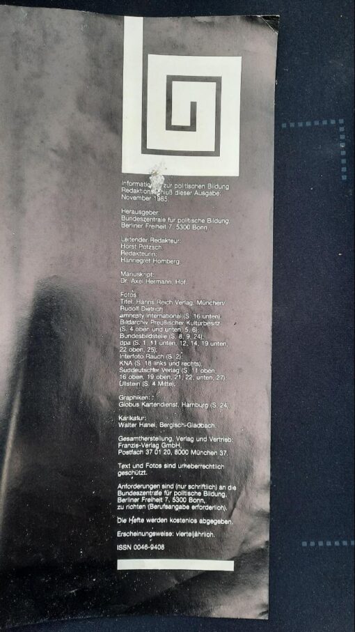 MENSCHENRECHTE Informationen zur politischen Bildung 1986 – Bild 3