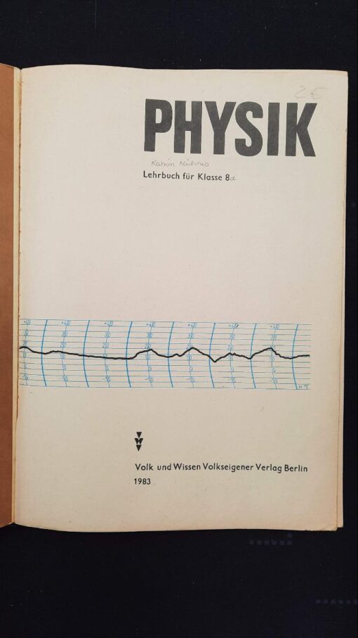 PHYSIK Klasse 8 Lehrbuch DDR 1983 – Bild 2