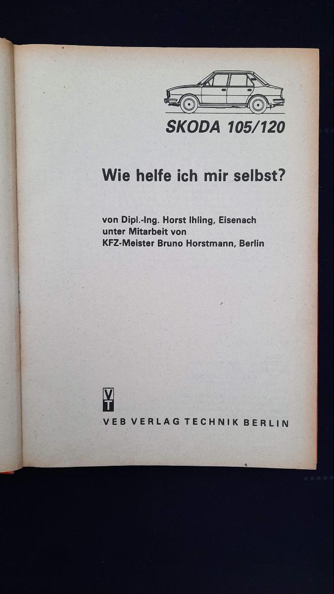 SKODA 105/120 Wie helfe ich mir selbst? 1983 – Bild 2