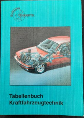 Tabellenbuch Kraftfahrzeugtechnik 1996