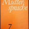 Unsere Muttersprache Klasse 7 Lehrbuch DDR 1970