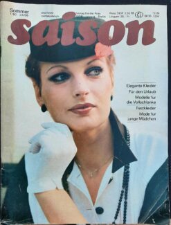 Saison 1 1980 Mode Zeitschrift DDR Sommer