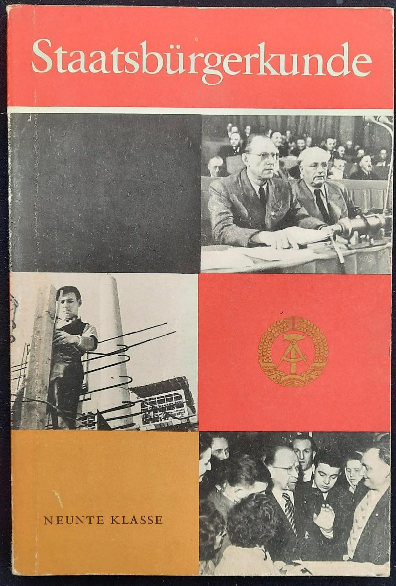 Lehrbuch für Staatsbürgerkunde DDR 9. Klasse 1962