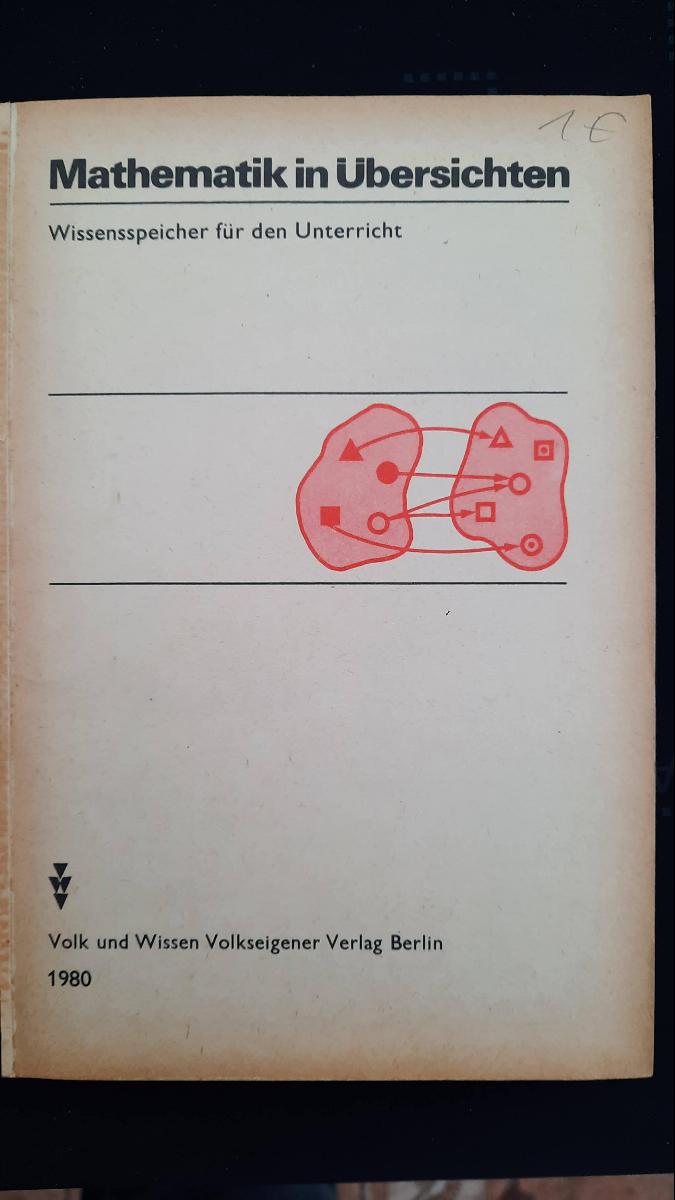 Mathematik in Übersichten Lehrbuch DDR – Bild 2