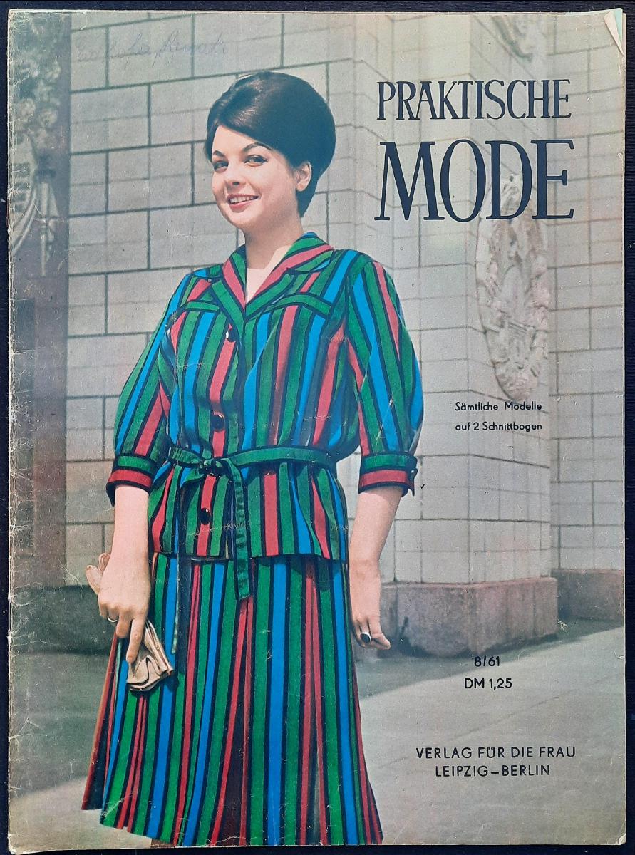 PRAKTISCHE MODE Heft 8 1961 DDR