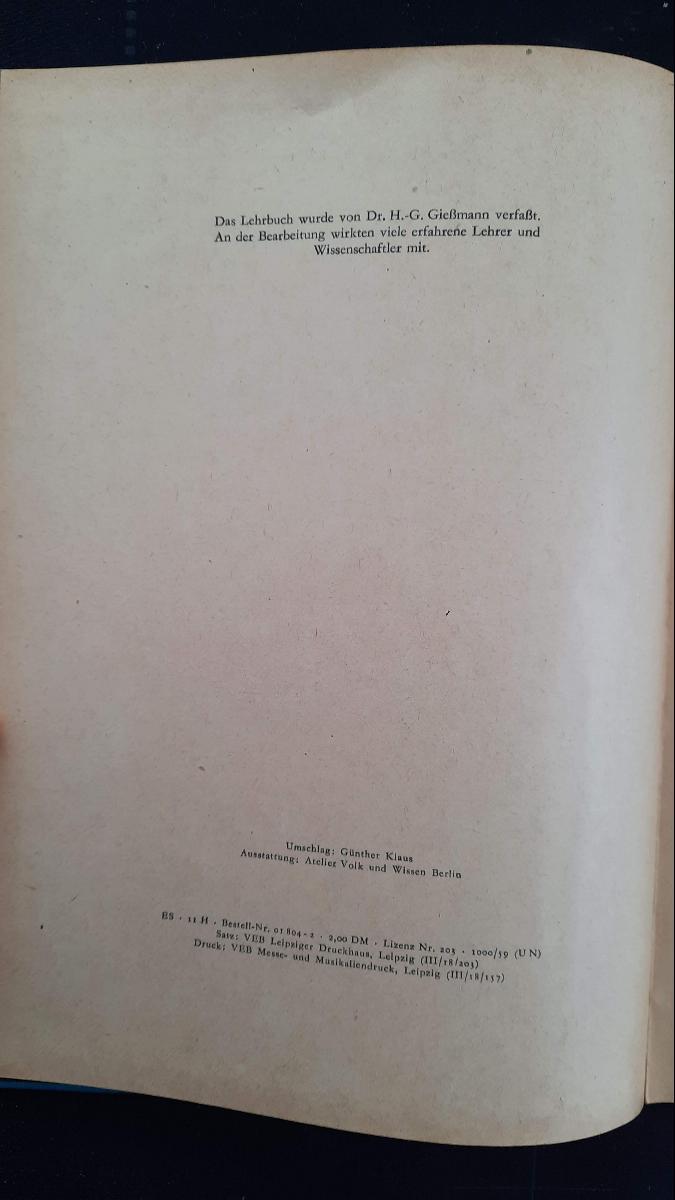 DER MENSCH Lehrbuch DDR 1960 – Bild 3