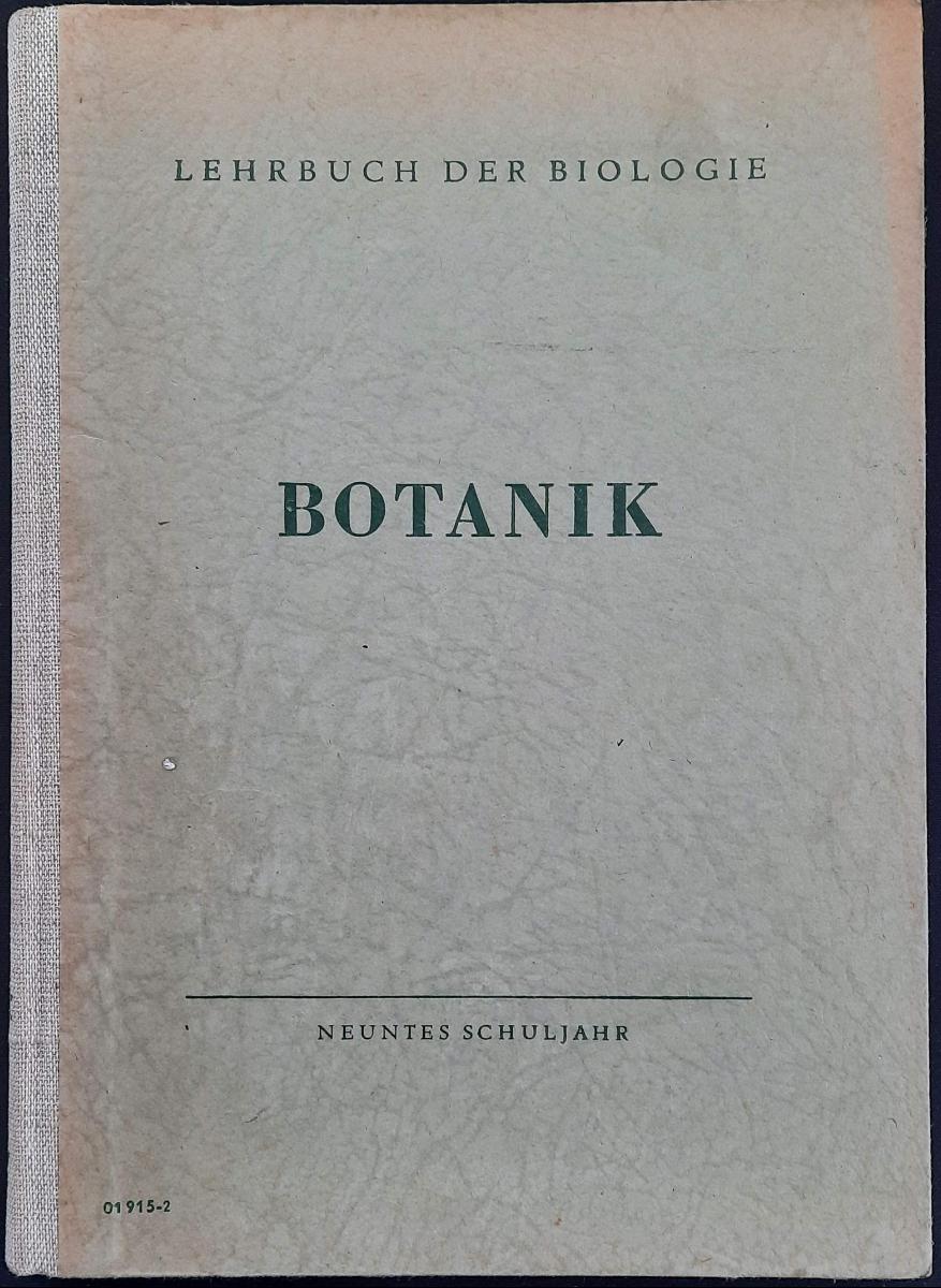 LEHRBUCH DER BIOLOGIE Lehrbuch DDR 1958