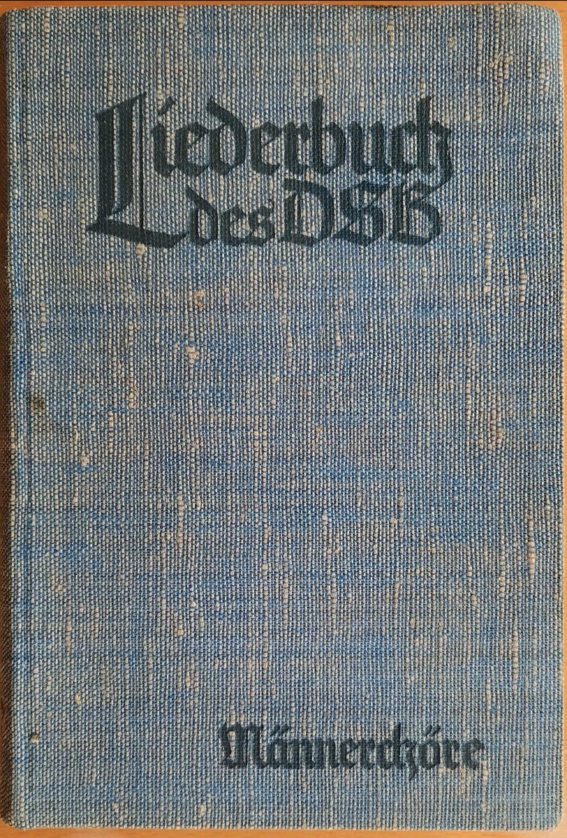 Liederbuch des Deutschen Sängerbundes für Männerchor AUSWAHLBAND aus den in den Jahren 1908 (1862) bis 1926 erschienenen vier Einzelbänden DDR 1934