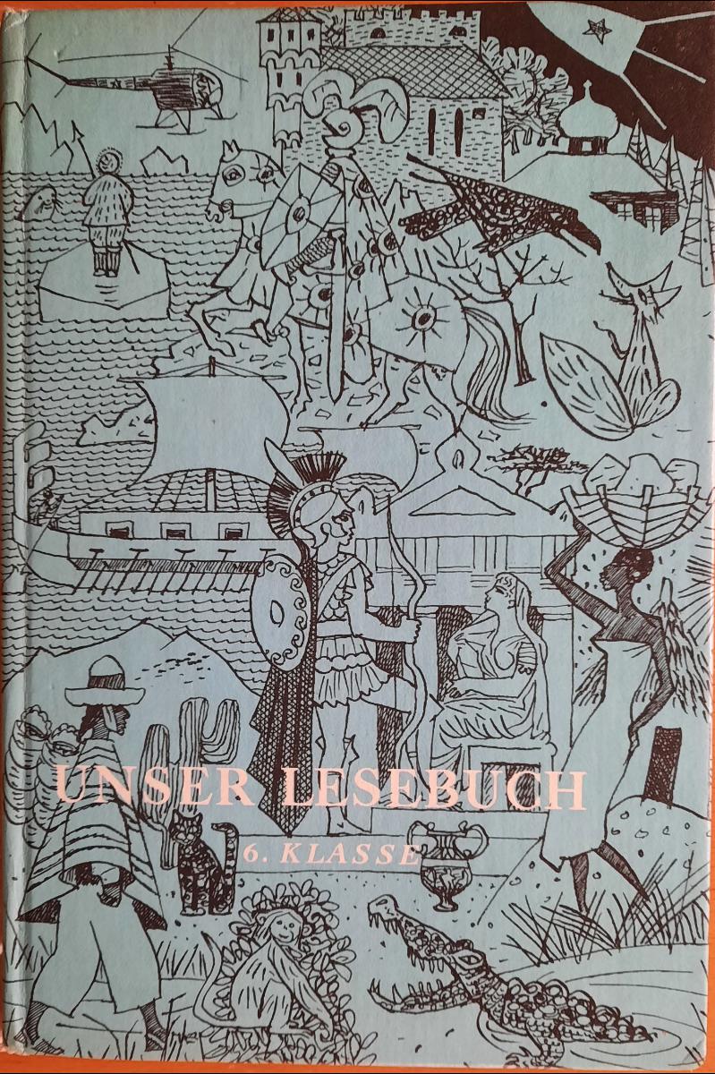 UNSER LESEBUCH 6. KLASSE DDR 1975