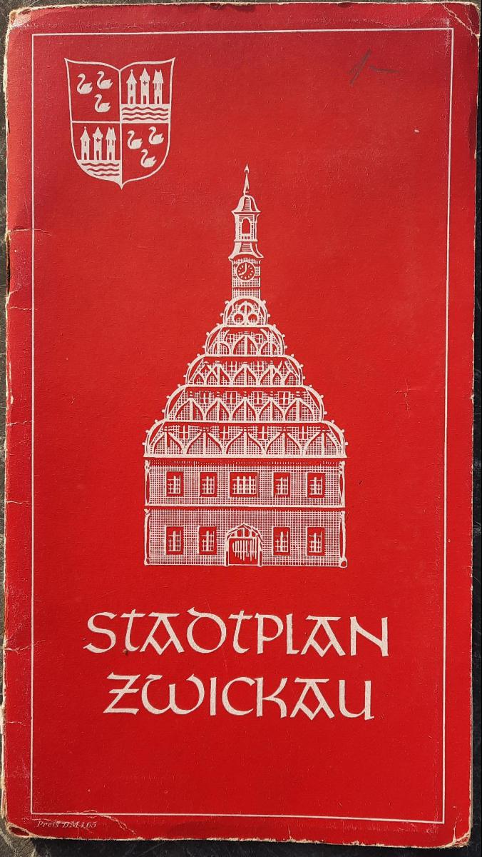 Zwickau STADTPLAN DDR