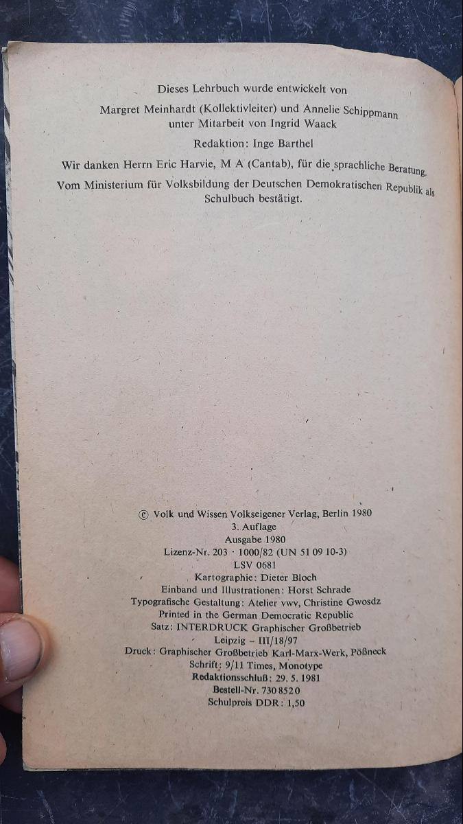 English for III You Lehrbuch DDR 1982 – Bild 3