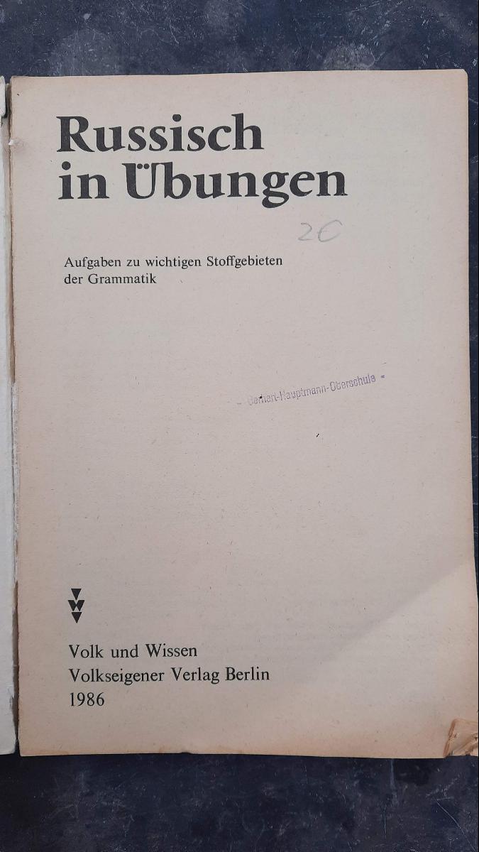 Russisch in Übungen Lehrbuch DDR 1986 – Bild 2
