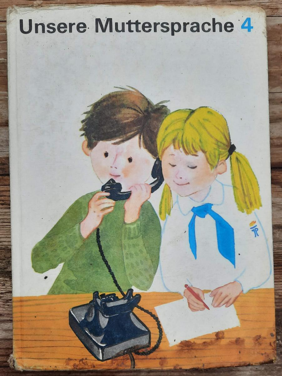 Unsere Muttersprache  Klasse 4 1972 Lehrbuch DDR