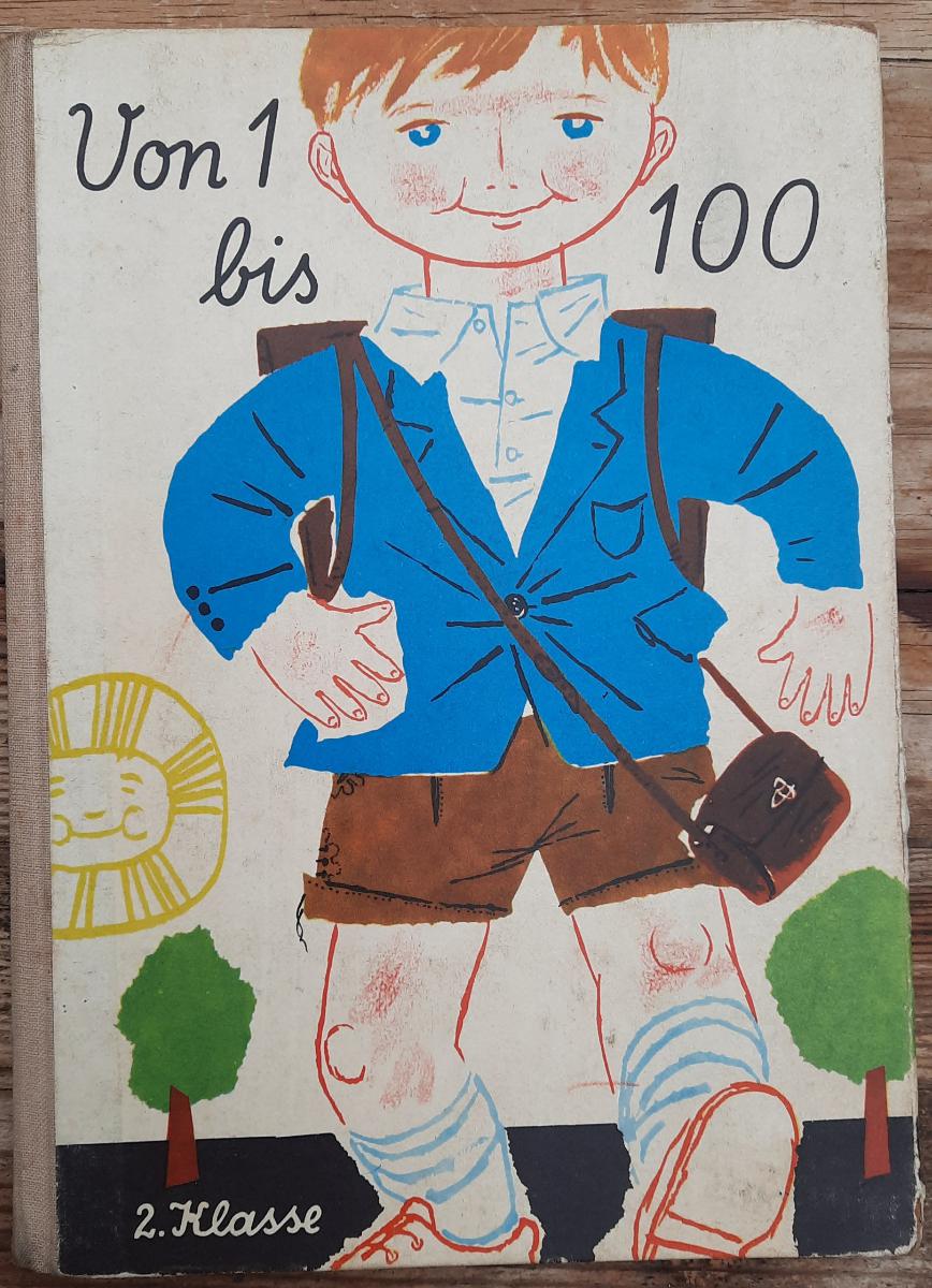 VON 1 BIS 100 Rechenbuch für die 2. Klasse 1961 Lehrbuch DDR