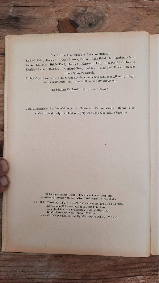 Lehrbuch für Geschichte Klasse 7 Lehrbuch DDR – Bild 3