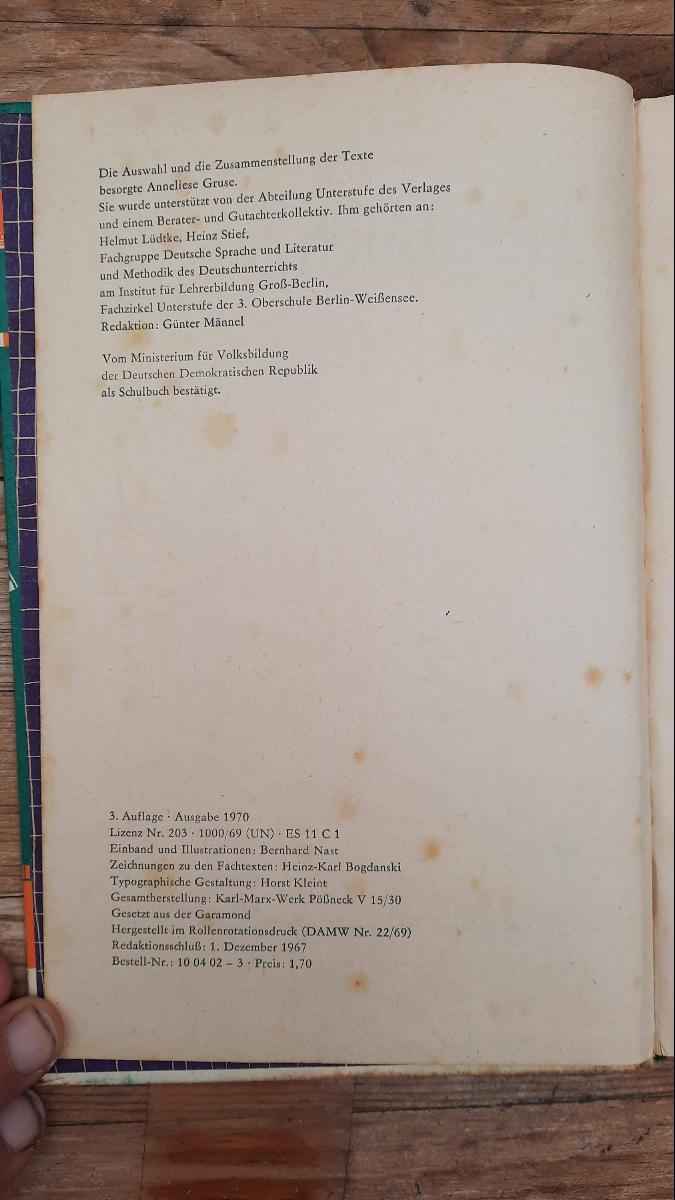 Lesebuch für Klasse 4 Lehrbuch DDR – Bild 3