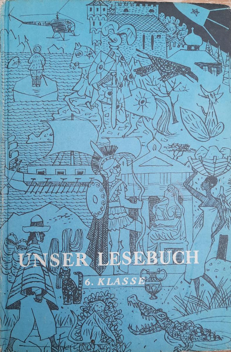 UNSER LESEBUCH 6. Klasse Lehrbuch DDR