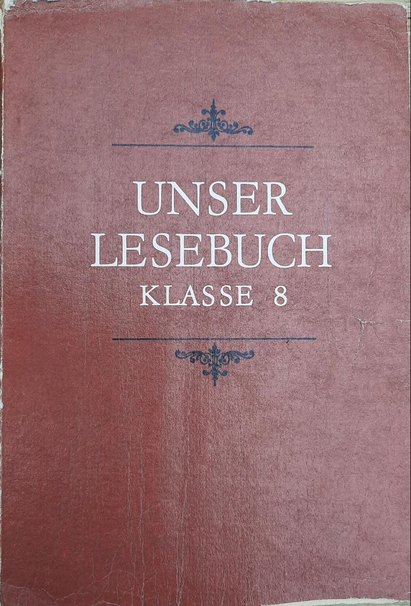 UNSER LESEBUCH Klasse 8 Lehrbuch DDR
