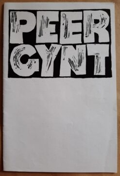 PEER GYNT - Programmheft 1978 Bühnen der Stadt Gera