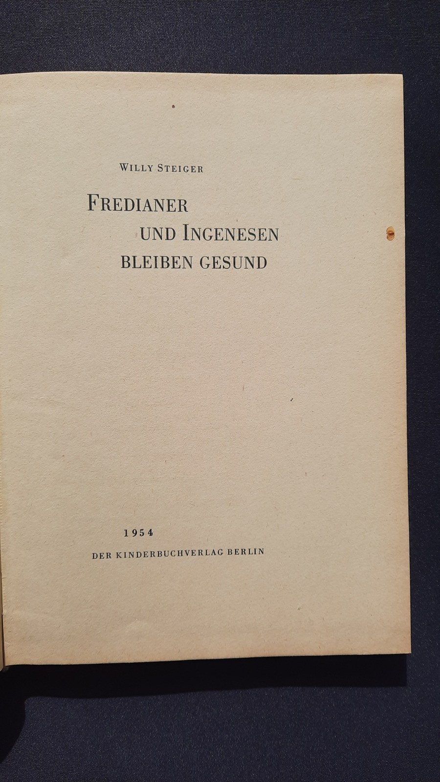 Fredianer und Ingenesen bleiben gesund Willy Steiger – Bild 3