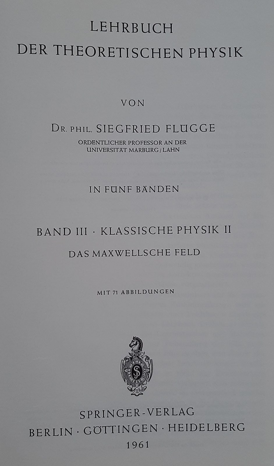 Lehrbuch der theoretischen Physik – Bild 2